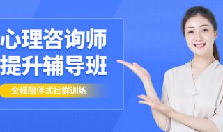 心理咨询师培训班